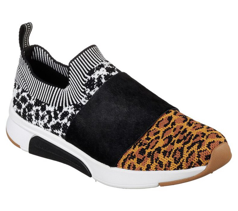 Skechers Modern Jogger - Abbe - Womens Slip On Shoes Leopard [AU-ER5381]